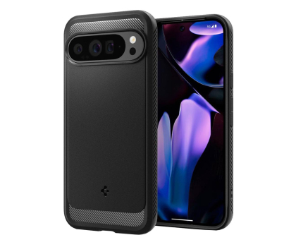 Etui do telefonów SPIGEN Rugged Armor do Google Pixel 9 Pro XL Matte Black ACS07719